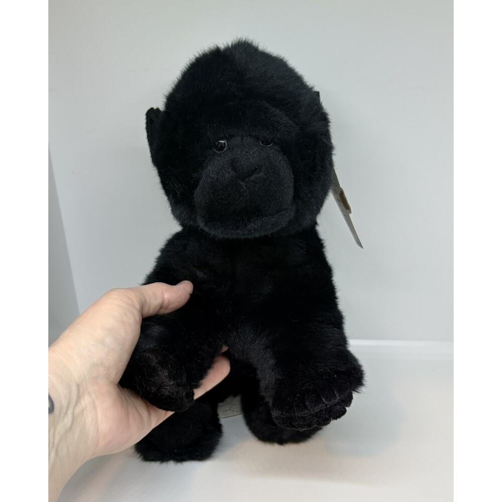 Nat and Jules NWT Gorilla Large Black and White Plush Stuffed Animal Ape Monkey
